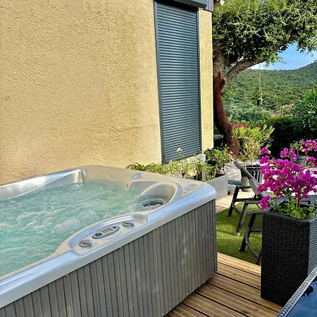Petit Havre De Paix Avec Jacuzzi Luxe & Jardin Privatif Zen בית אירוח קבלייר-סור-מר